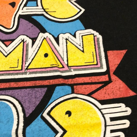 Pac Man Video Game T Shirt Size Medium Womens Pacman Top Bandai Namco - Picture 9 of 16